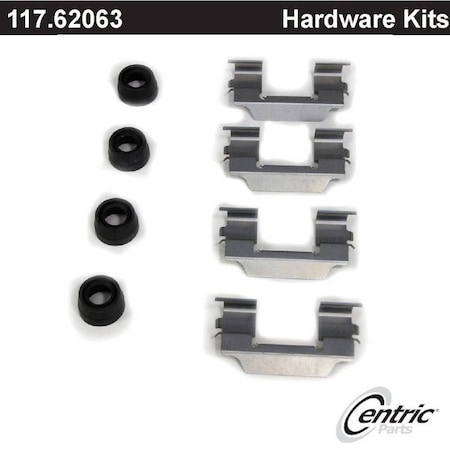 Centric Parts Disc Brake Hardware Kit, 117.62063 117.62063